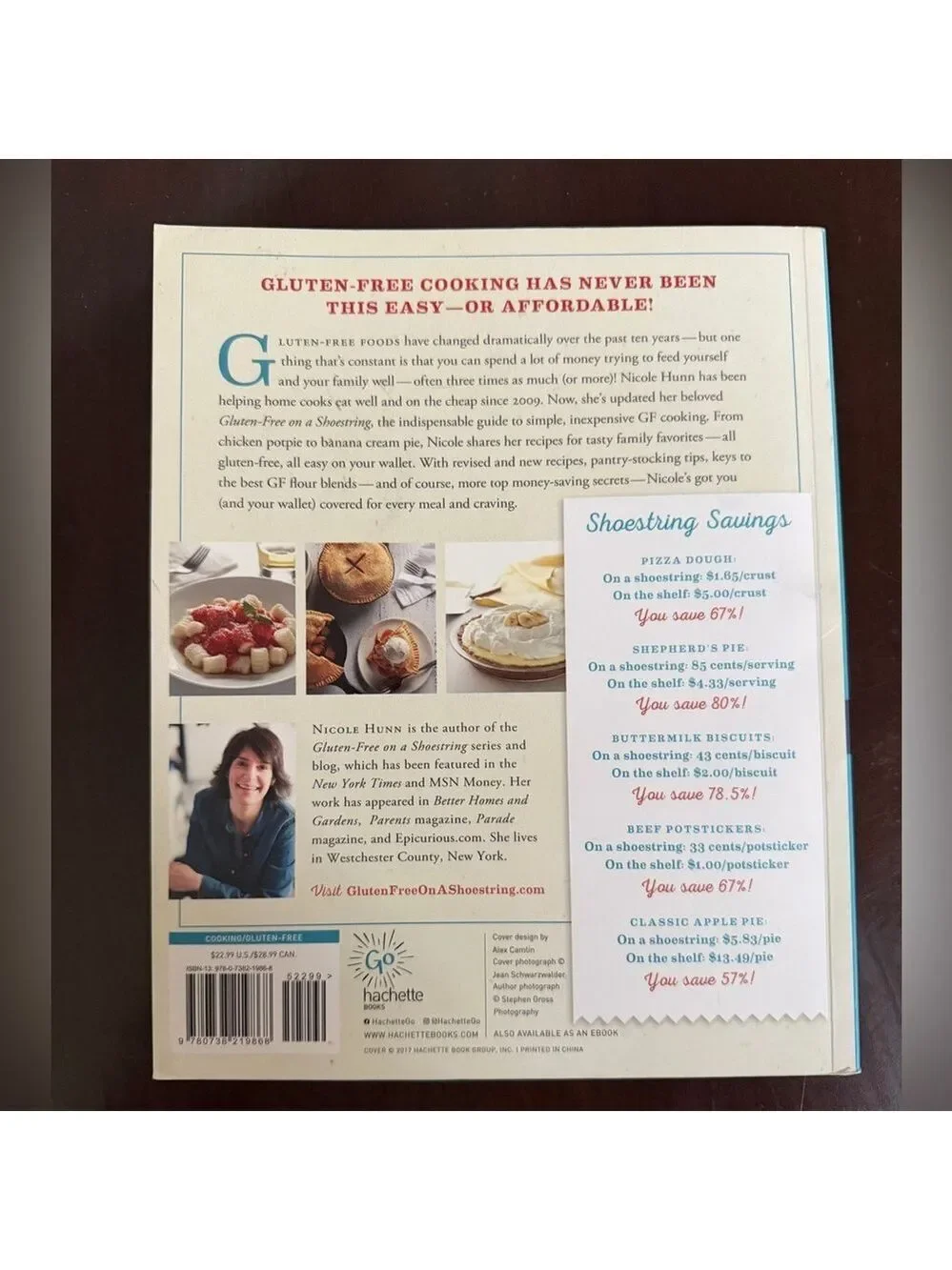Gluten-Free on a Shoestring Cookbook by Nicole Hunn Paperback